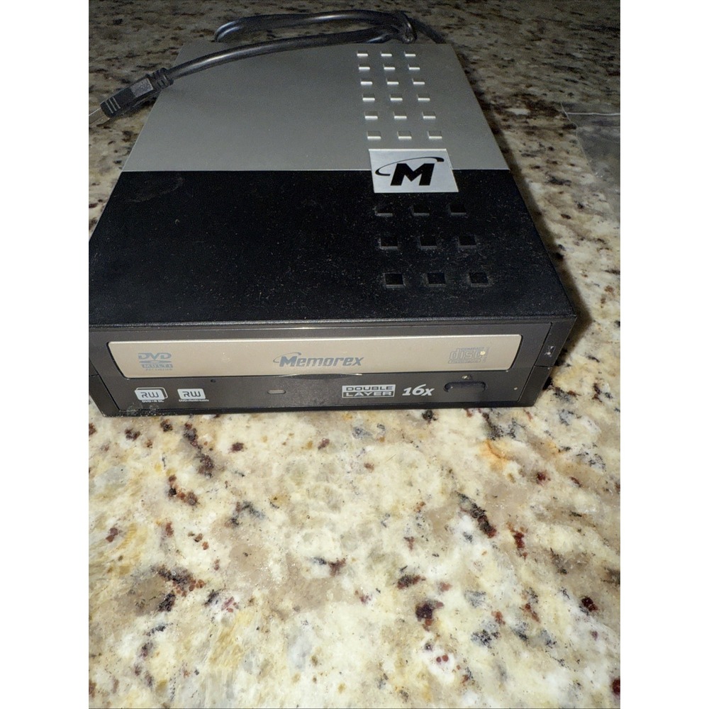 Memorex‎ 3202-3288 Dual Format Double Layer External Drive DVD  Tested. 4532